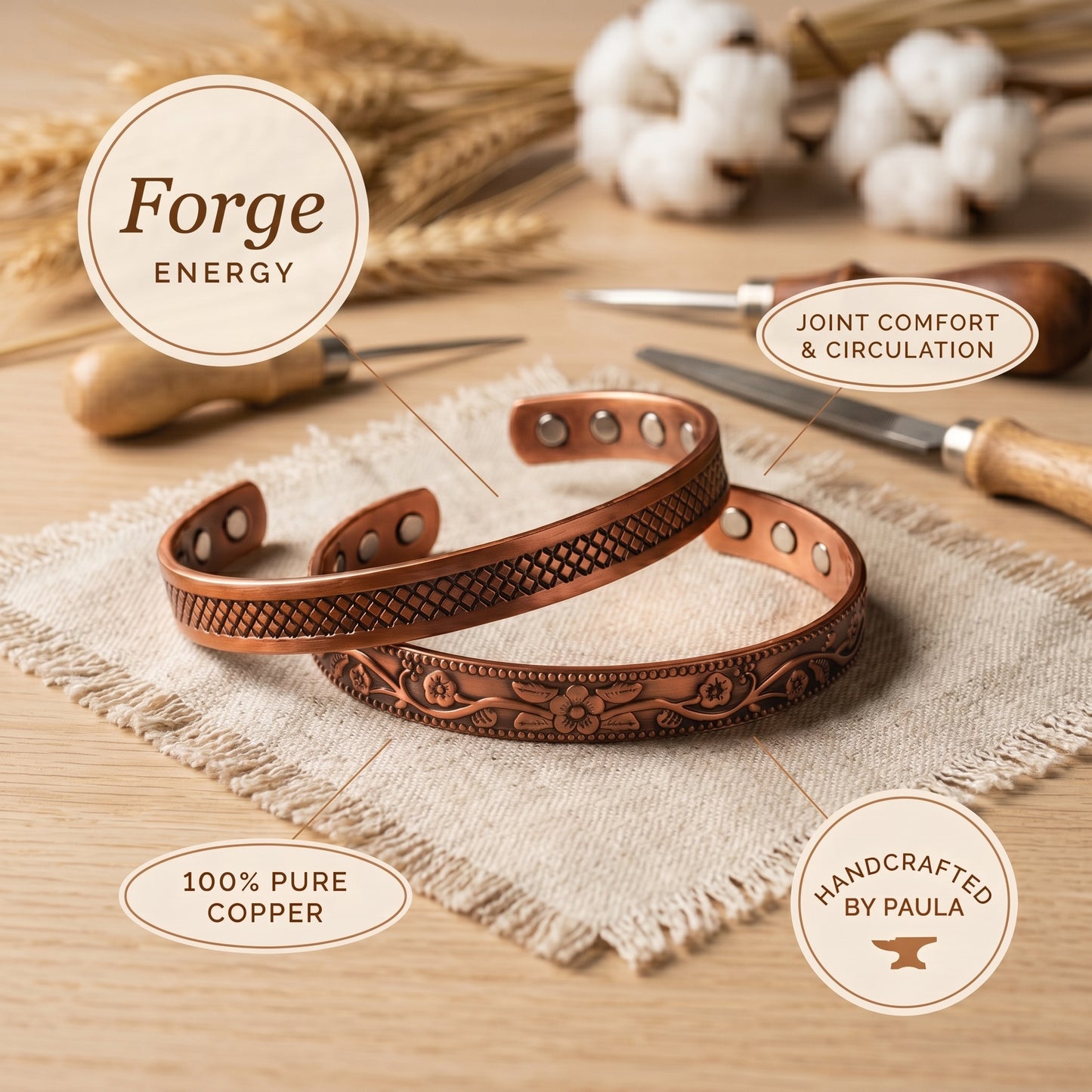 Paula's Forge Copper Set