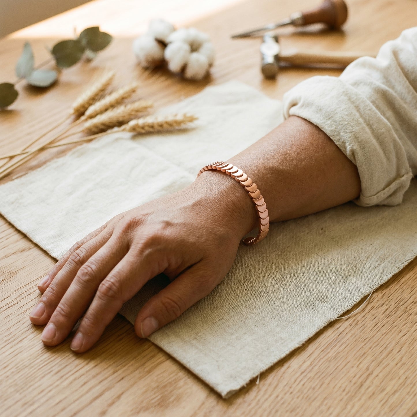 Paulas's Tide Copper Bracelet