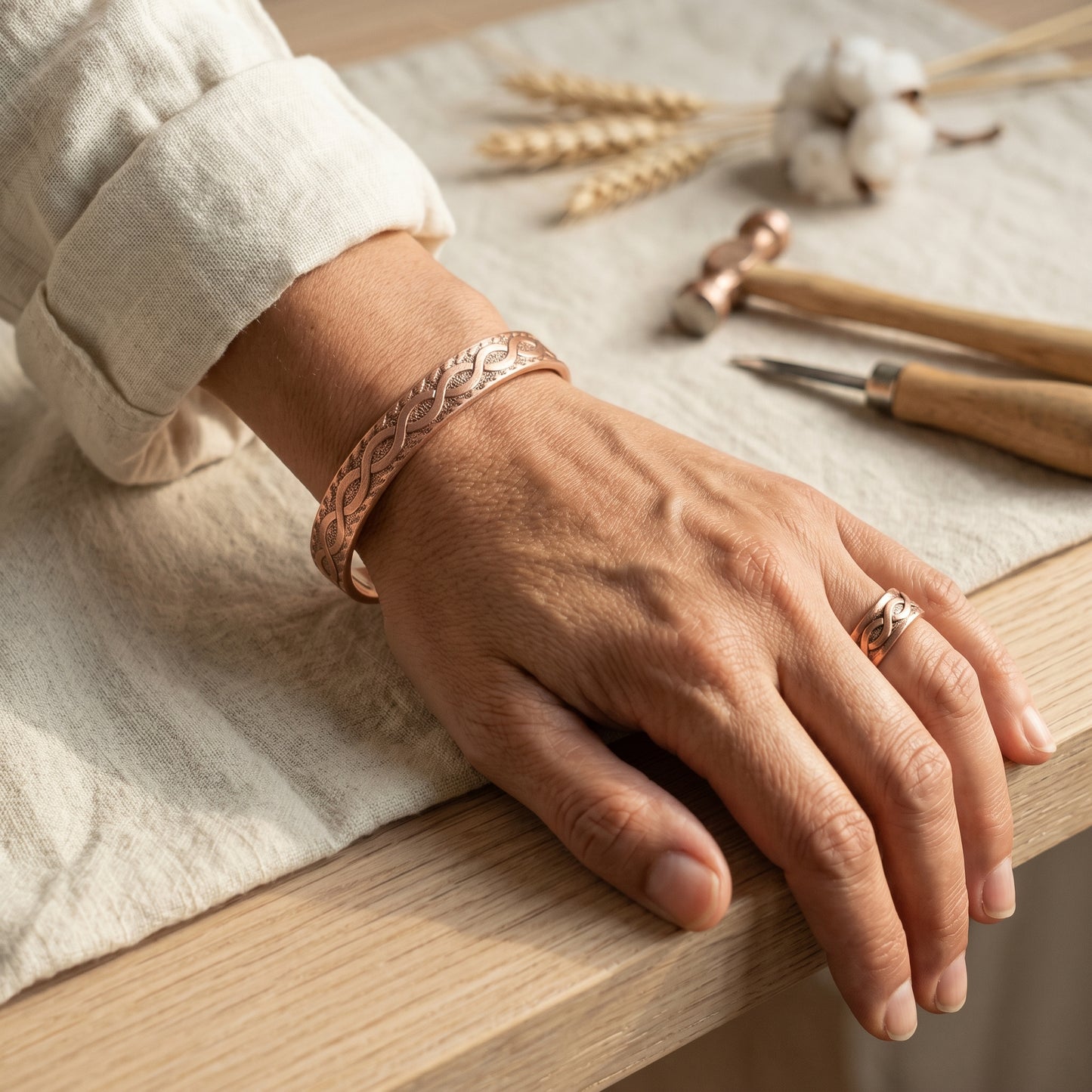Paula's Knot Copper Set