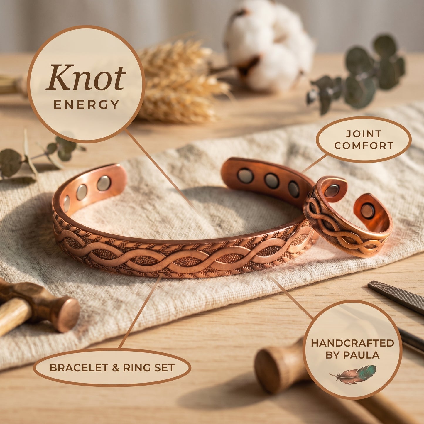 Paula's Knot Copper Set