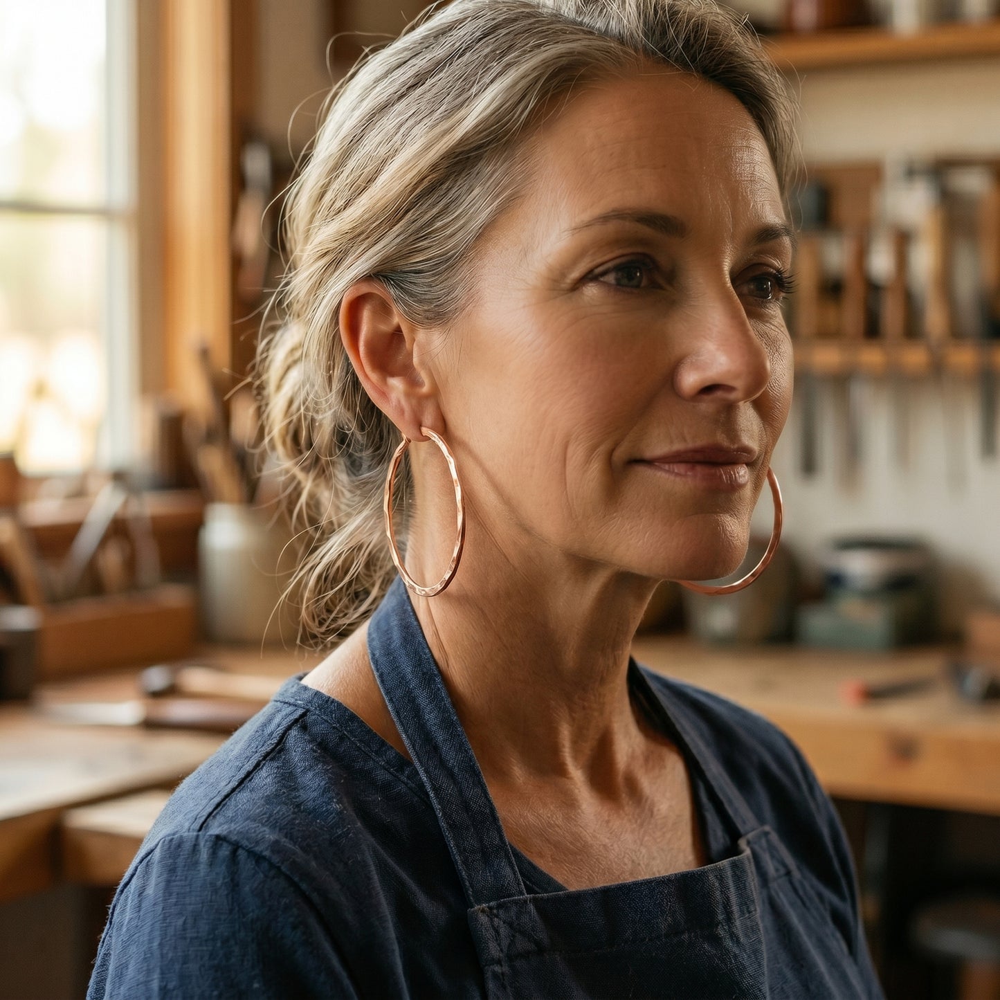 Paula's Willow Copper Earrings