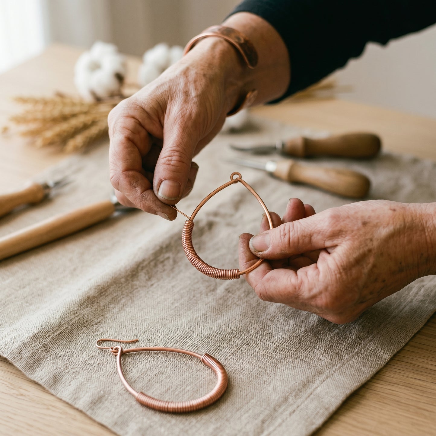 Paulas's Creek Copper Earrings