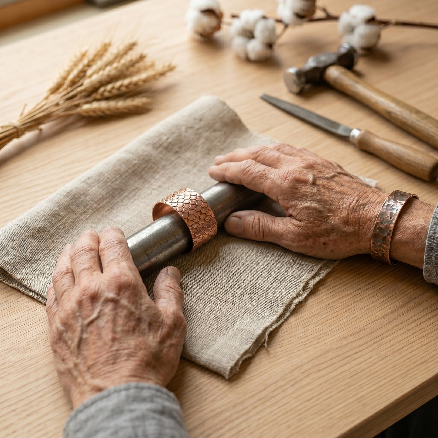 Paulas's Tide Copper Bracelet