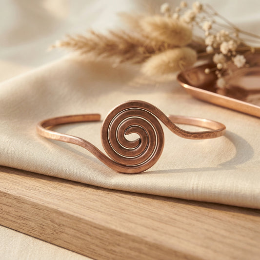 Paula's Coil Copper Anklet