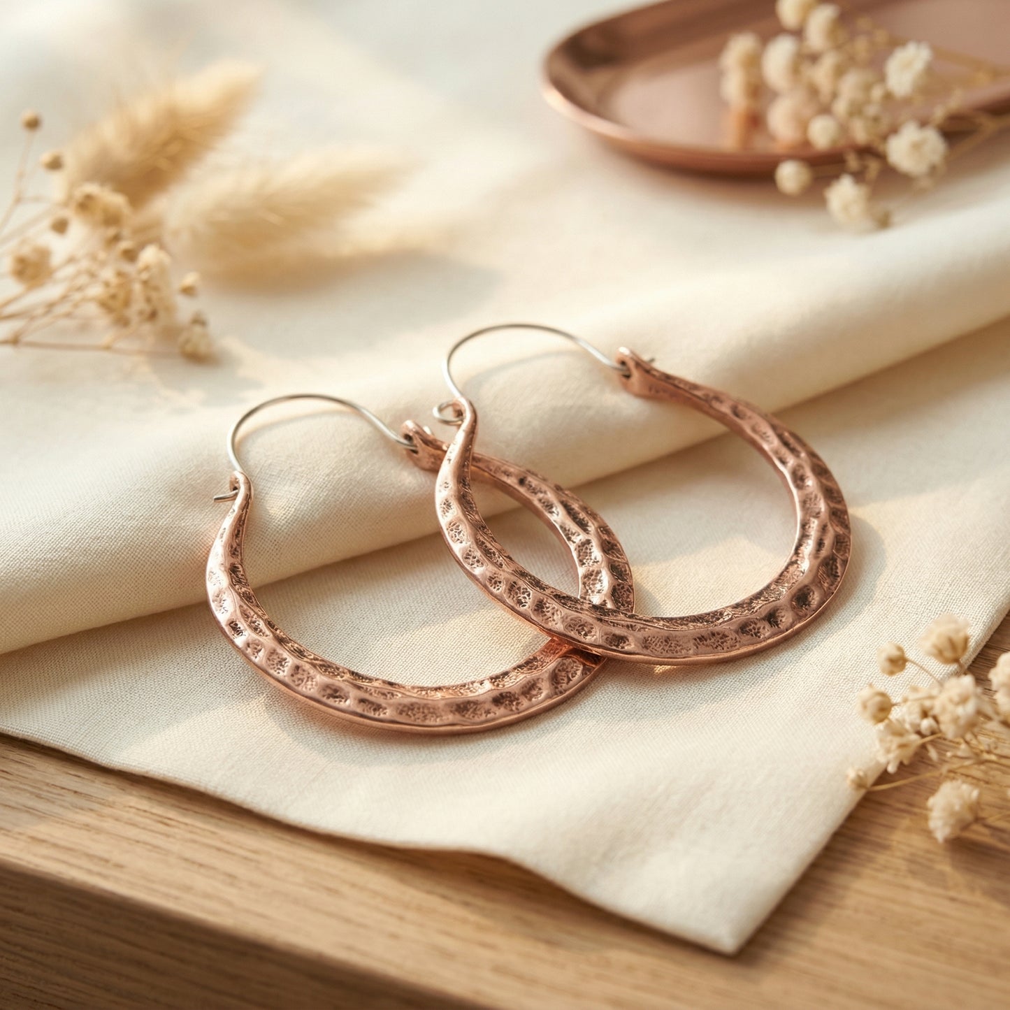Paula's Ember Copper Earrings