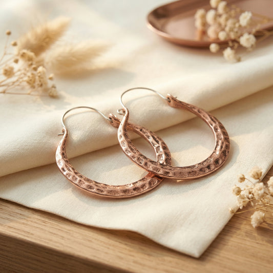 Paula's Ember Copper Earrings