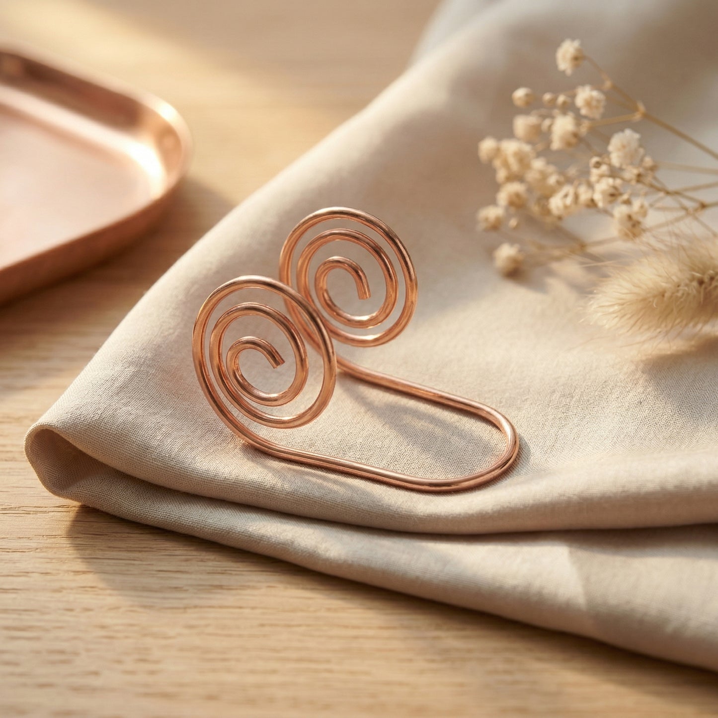 Paula's Flow Copper Hand Spiral