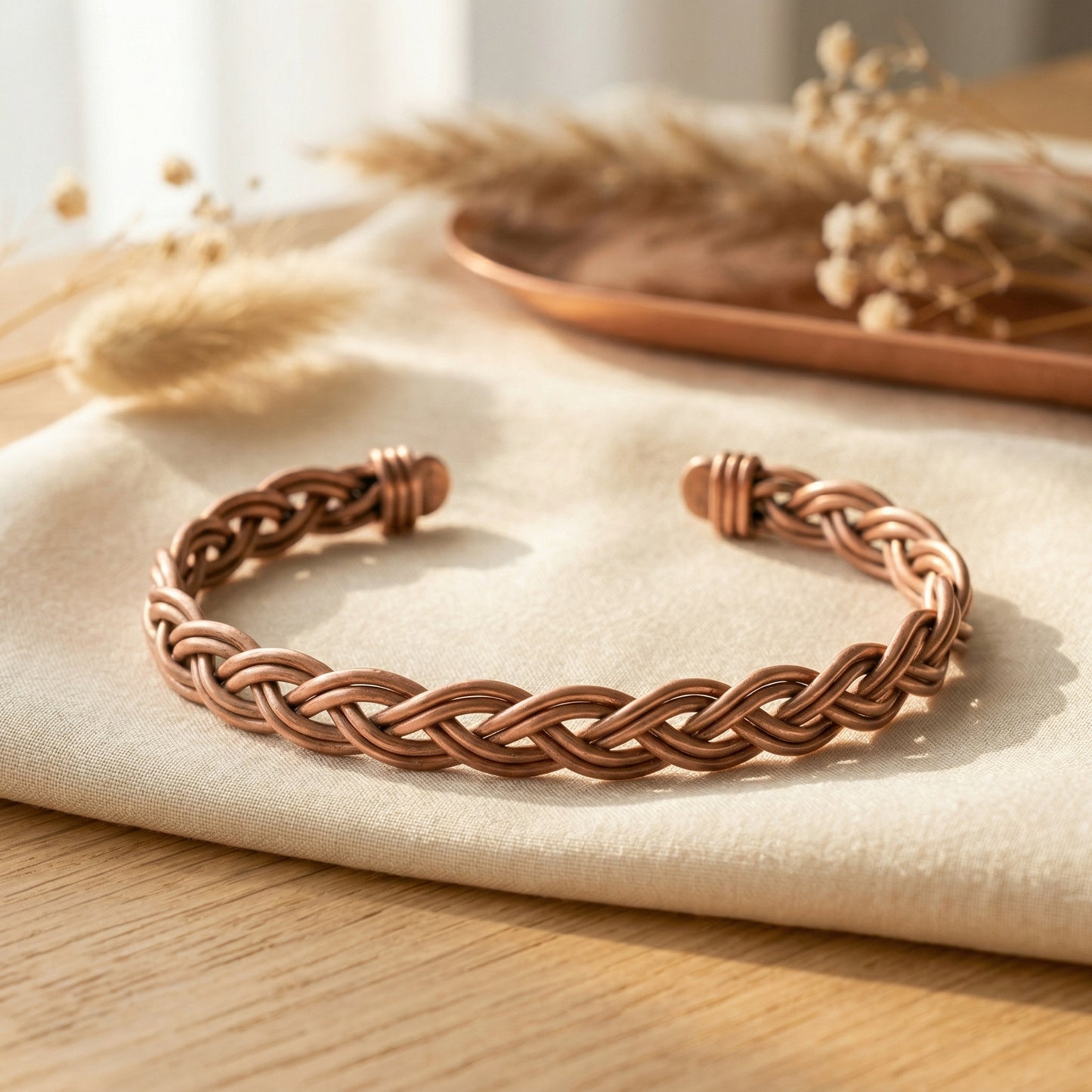 Paula's Reed Copper Anklet
