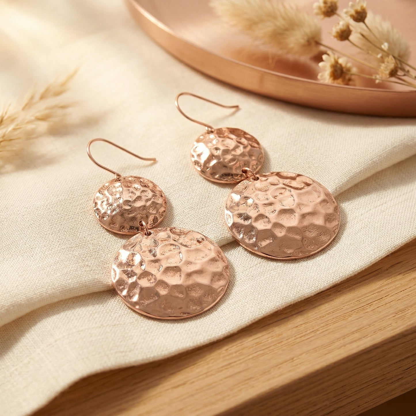 Paula's Solstice Copper Earrings