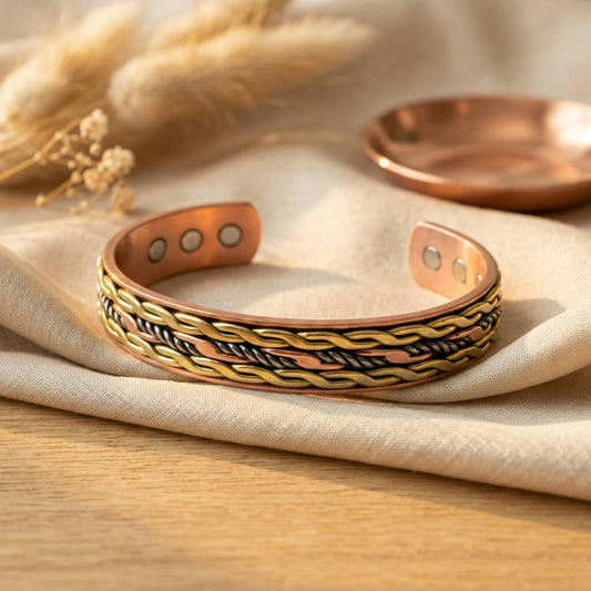 Paulas's Weave Copper Bracelet