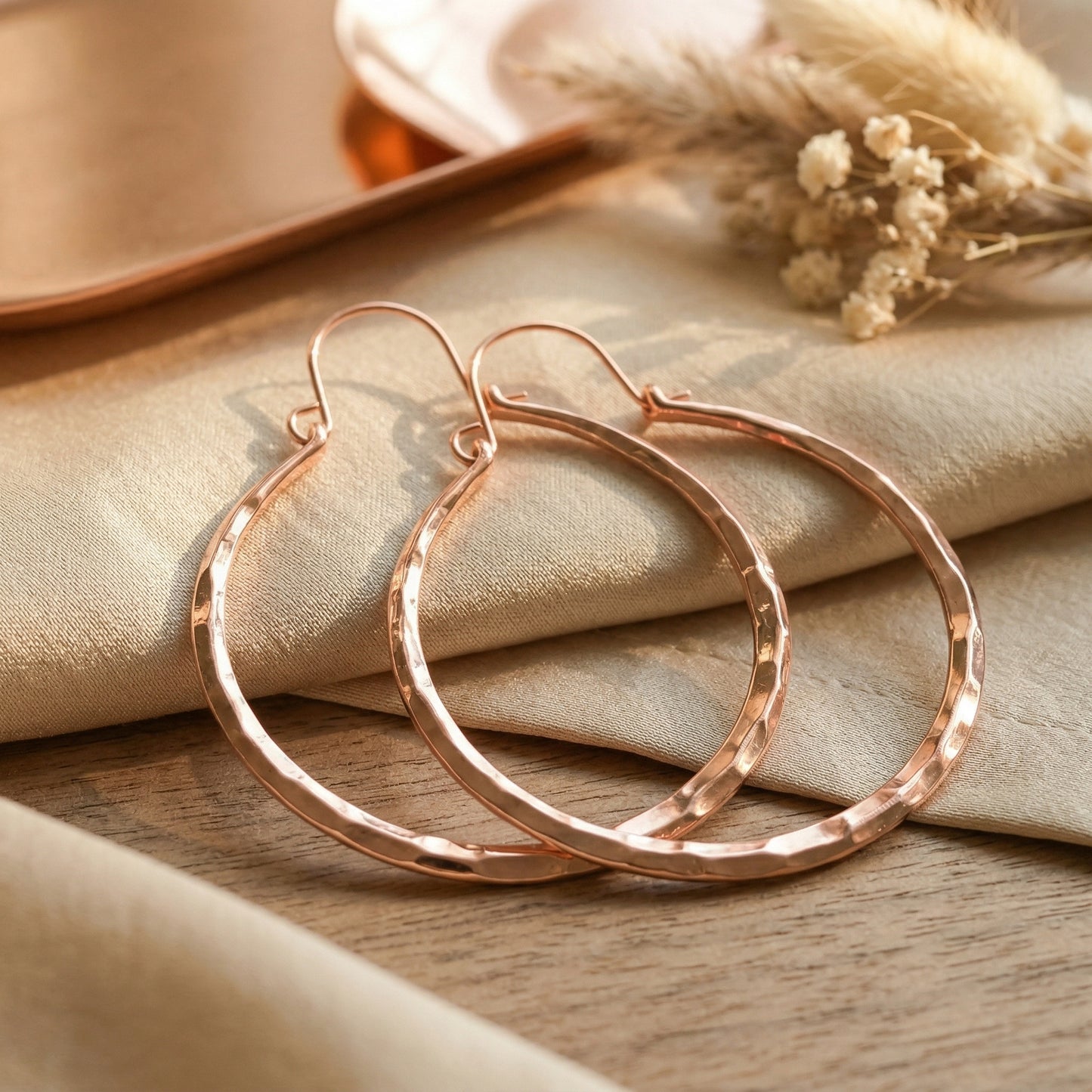 Paula's Willow Copper Earrings